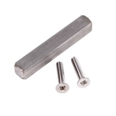 Modification Kit for Stainless Steel Pilaster Thumbturn - 19-20mm Panels