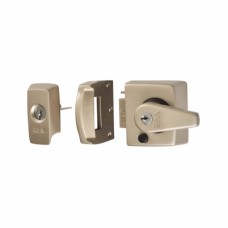 ERA BS3621:2007 Double Locking Nightlatch - 40mm Backset - Satin Nickel Case/Cylinder
