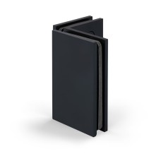 Bohle Bilbao Glass to Glass Clamp - 90° - 8-12mm Glass - Matt Black