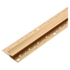 Dual Edge Carpet Door Bar Trim - 900mm Length - Gold Anodised