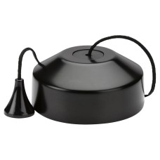 Knightsbridge Part M Compliant 10AX 2 Way Pull Cord Switch - Matt Black