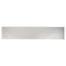 Exel Stainless Steel Kick Plate - 900 x 150 x 1.2mm - 8 Screw Holes - Polished