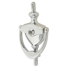 Arrone AR727K Traditional Urn Door Knocker With Viewer - 151 x 76mm - Polished Chrome