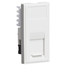 Knightsbridge CAT5e Euro Module - Unshielded - White