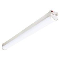 Integral LED Lightspan+ 38/63W Linkable LED Batten with Emergency/MW - IP20 - 6ft/1800mm - 3/4/6300K