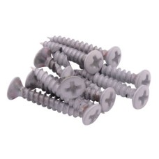 Exel Spare Casement Window Stay Screws - White - Pack of 10