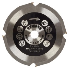Reisser PCD Circular Saw Blade - 165 x 20mm - 4T - Fibre Cement