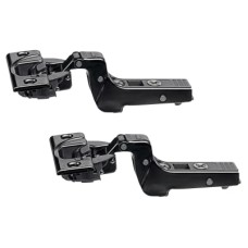 Blum CLIP Top Thick Door Soft Close Cabinet Hinge - 95° - Inset - Black Onyx - Pair