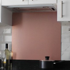 Exel Aluminium Kitchen Splashback - 900 x 750mm - Gloss Brushed Copper