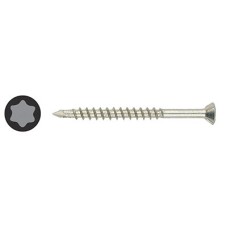 SPAX T-Star Plus MDF Torx Countersunk Wood Screws - 4.0 x 60mm - WIROX Zinc Plated - Pack of 100
