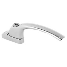 Hoppe uPVC/Timber Inline Espagnolette Locking Multipoint Window Handle - Dual - Polished Chrome