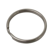 Key Ring Split Ring - 38mm - Nickel Plated - Pack of 50