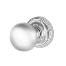 Heritage Brass by M Marcus Hampstead Mortice Door Knob - 62mm Rose Diameter - Polished Chrome