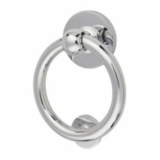 Exel Ring Door Knocker - 100 x 100mm - Polished Chrome