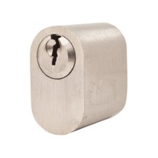 Securefast 6 Pin Scandinavian Oval Cylinder - Internal and External - Anti Drill - Polished Nickel