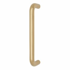 Hampstead 19mm D-Bar Door Pull Handle - Bolt Fix - 229mm Centres - PVD Brass