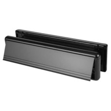 Yale Seal Letter Plate - 265 x 70mm - Door Thickness 20-40mm - Black