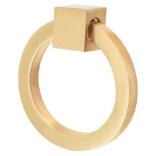 Heritage Brass by M Marcus Ring Cabinet Drop Handle - 50mm Diameter - Satin Brass