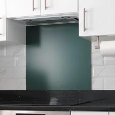 Exel Aluminium Kitchen Splashback - 600 x 750mm - Matt Green