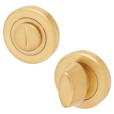 Serozzetta by Carlisle Brass Bathroom Turn & Release - 50mm Diameter - Oval - Satin Brass