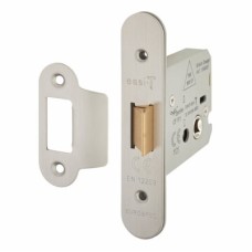 Hampstead Heavy Duty Flat Latch - 79mm Case - 57mm Backset - Radius - Satin Stainless Steel