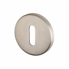 Exel Escutcheon - 52mm Diameter - Keyhole - Satin Stainless Steel