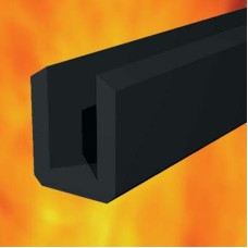 30 Minute Intumescent Glazing Seal For Fire Doors - 100mm Length - Black
