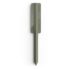 FenceMate Double Sleeper Pin Straight Bracket - 750 x 2mm - Olive