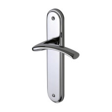 M Marcus Polished Chrome Latch Door Handle - Tosca Range - 205 x 42mm