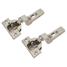 Blum CLIP Top Thick Door Soft Close Cabinet Hinge - 95° - Inset - Zinc Plated - Pair