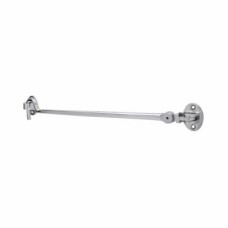 Hampstead Heavy Duty Cabin Hook & Eye - 300mm Length - Polished Chrome