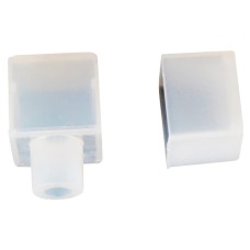 Integral LED End Cap From Left/Right End for 13 x 12mm Top Bend Neon Strip Light - Pack of 5
