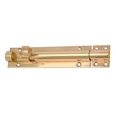 Exel Straight Barrel Bolt - 150 x 40mm - Polished Brass