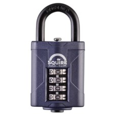 Squire Combination All Weather Padlock - 40mm Body - 17 x 20mm Shackle - Blue