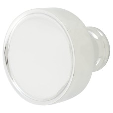 Heritage Brass by M Marcus Florence Round Cabinet Knob - 32mm Diameter - Polished Chrome