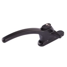 ERA uPVC/Timber Cockspur Locking Window Handle - 21mm Nose Height - Left Hand - Black