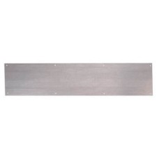 Steel Kick Plate - 838 x 150 x 1.2mm - 8 Screw Holes - Galvanised
