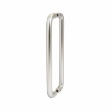 Exel 19mm D-Bar Door Pull Handle - Back to Back - 300mm Centres - Satin Aluminium