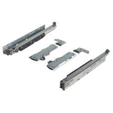 Blum TIP-ON Push to Open BLUMOTION Soft Close Drawer Runner - Double Extension - 450mm Length - 60kg