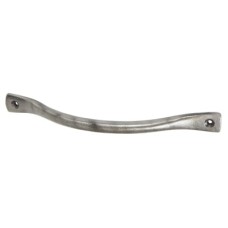 Olde Forge Flat End Bow Cabinet Pull Handle - 160mm Centres - Pewter Effect