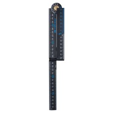 OX Pro Tuff Rule - Metric - 600mm - Black
