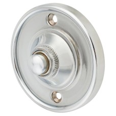 Hampstead Round Bell Push - 65mm Diameter - Polished Chrome