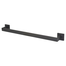 Exel Modern Square Towel Rail - 600 x 80 x 55mm - Matt Black