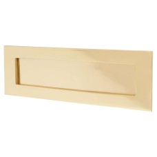 Letter Plate - 359 x 113mm - Polished Brass