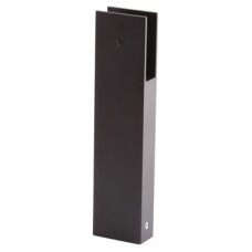 Pro Toilet Cubicle Partition Leg - 17-19mm Panels - Black Textured