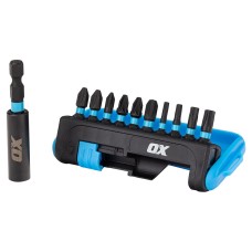 OX Pro Impact Driver Bit Set – 11 Pieces