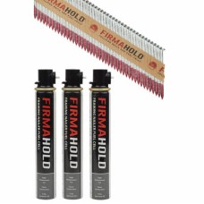 TIMCO FirmaHold First Fix Nail and Gas - Ring - 34° Angled - 2.8 x 50mm - FirmaGalv - 3 Fuel Cells
