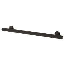 Exel York 12mm Knurled T-Bar Cabinet Pull Handle - 192mm Centres - Matt Black 