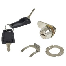 Cam Lock - 19 x 16mm - Keyed Alike - Differ 1 - Nickel Plated 