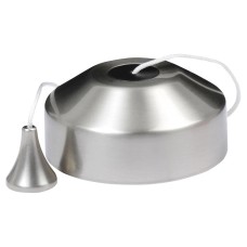 Knightsbridge Part M Compliant 10AX 2 Way Pull Cord Switch - Brushed Chrome